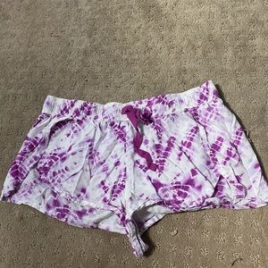 Tie dye shorts